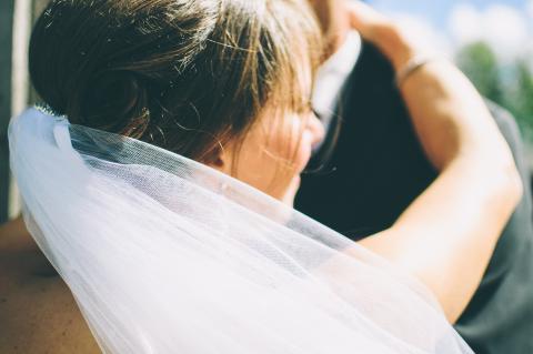 Bride and groom.